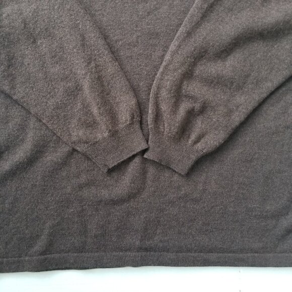 Geoffrey Beene Mens XL Merino Wool Blend Sweater Italian Preppy Minimalist - Picture 6 of 9